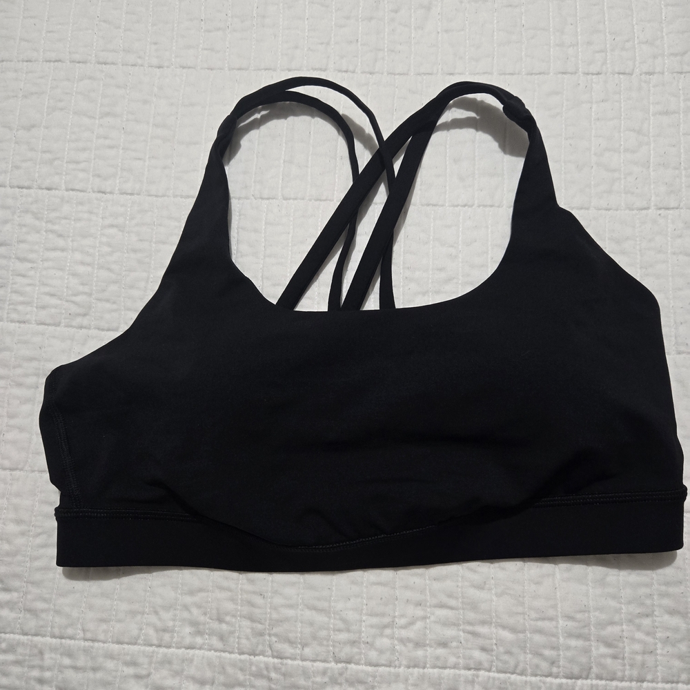 lululemon athletica Black Strappy Sports Bra - Women's Intimates - Picture 6 of 6